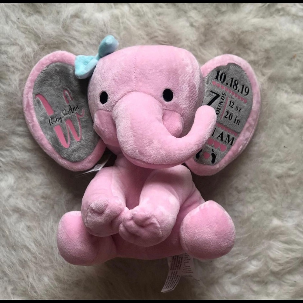 Personalized Memory or Memorial Elephant